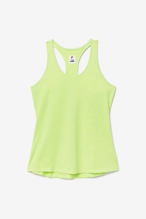 Tops De Alças Fila Mulher Luz Verdes - Fila Essentials Racerback Tennis Portugal Online,TBKE-81740